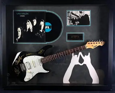 Van Halen Autographed Guitar